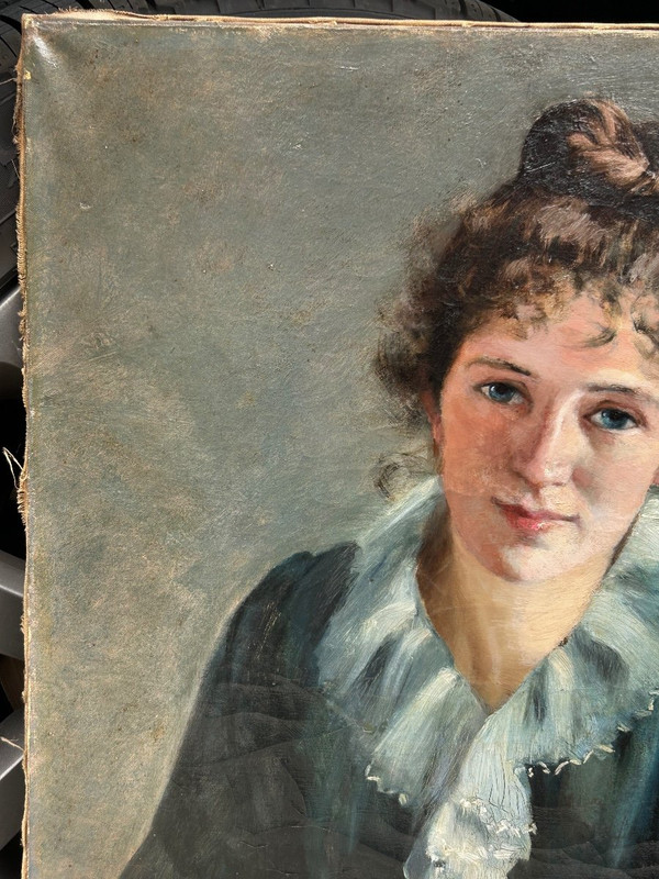 Porträt einer jungen Frau um 1890 - 1900