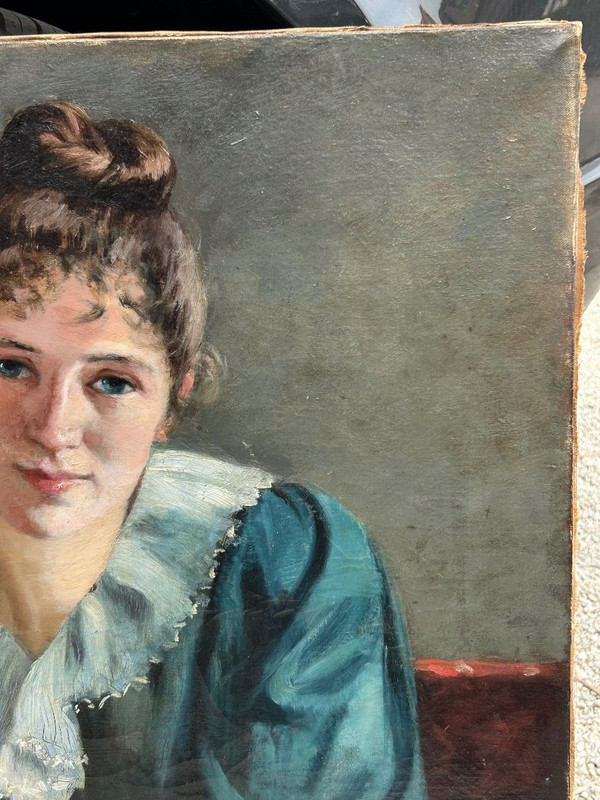 Porträt einer jungen Frau um 1890 - 1900