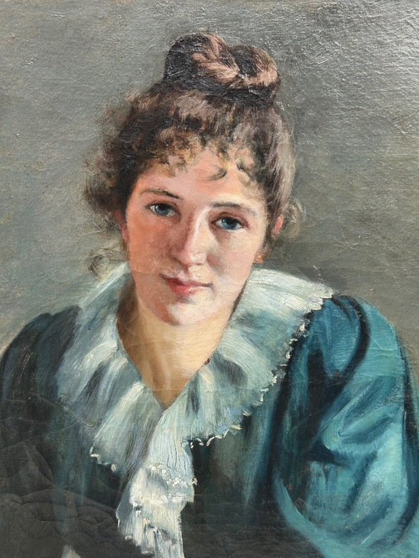 Porträt einer jungen Frau um 1890 - 1900