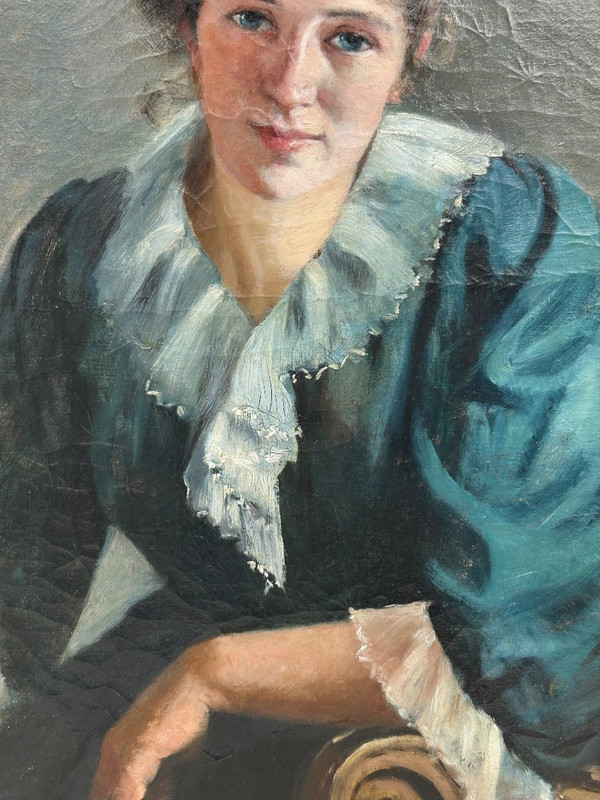 Porträt einer jungen Frau um 1890 - 1900