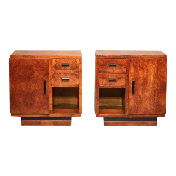 Paire de chevets Art déco