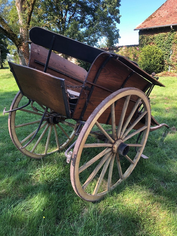 Charrette Ancienne XIXéme Attelage Hippomobile - Calèche - Fiacre