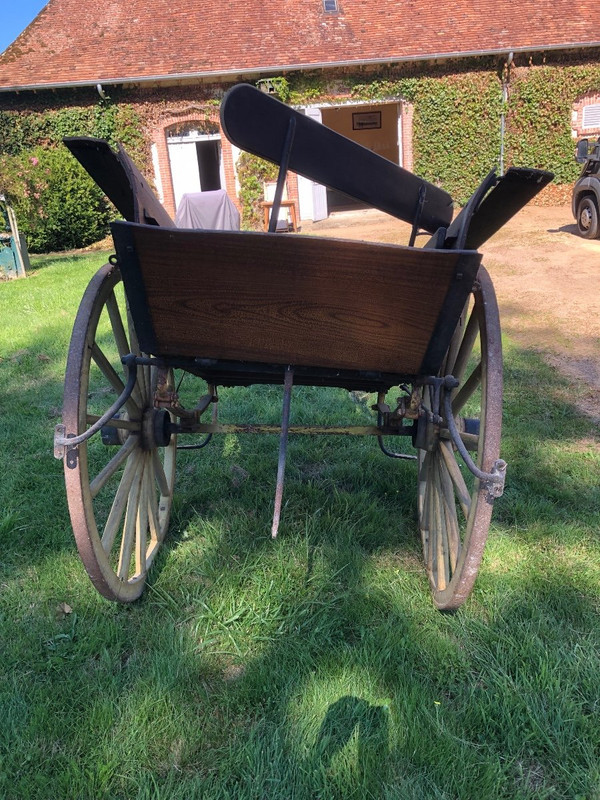 Charrette Ancienne XIXéme Attelage Hippomobile - Calèche - Fiacre