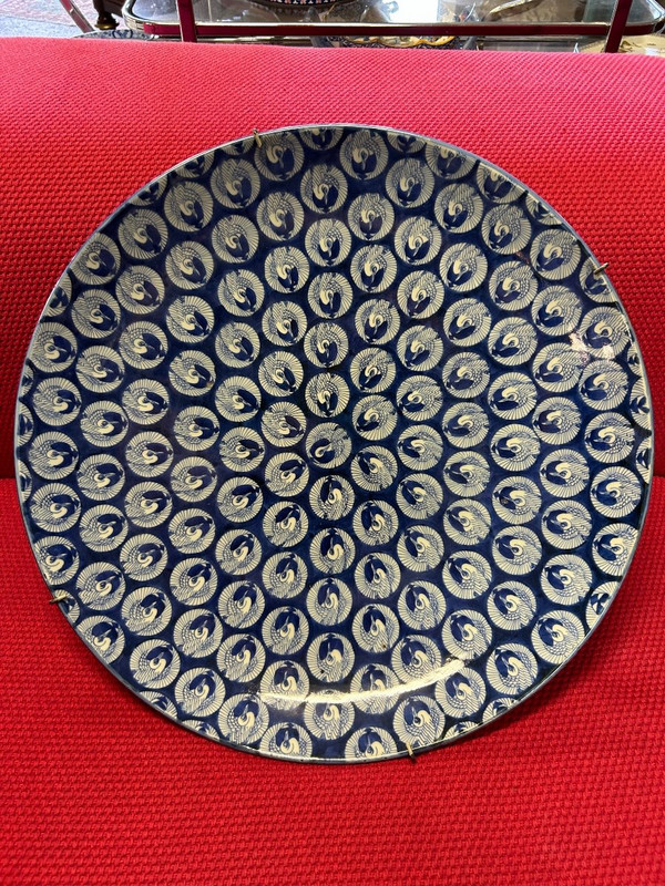 Énorme Plat En Porcelaine Du Japon époque Fin XIXe - Diamètre 55 Cm