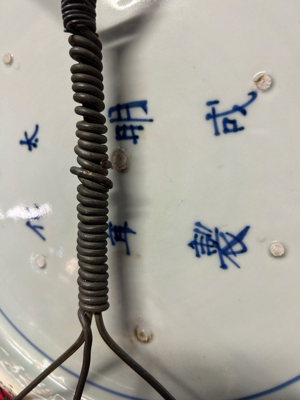 Énorme Plat En Porcelaine Du Japon époque Fin XIXe - Diamètre 55 Cm