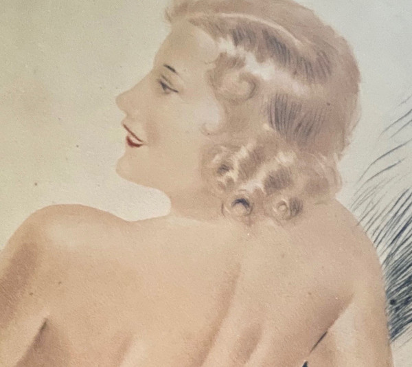 Nue par Simone Meunier vers 1925