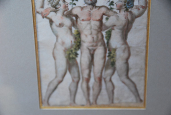 Dessin Polychrome XVIIIe siècle, Allégorie Du Printemps