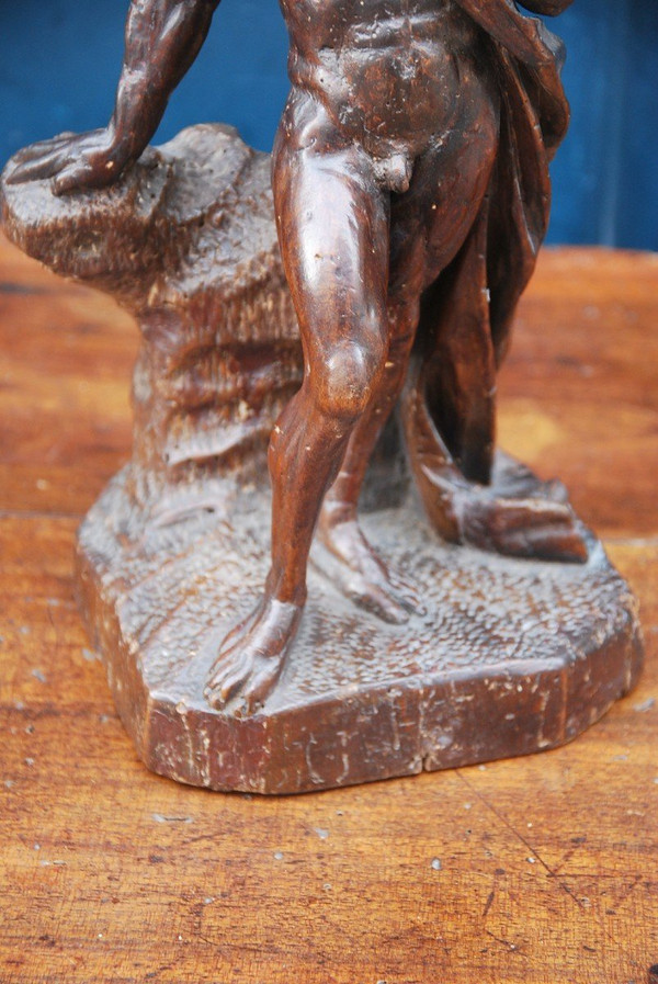 Ercole, Statua In Legno, Opera Del XVIII Secolo
