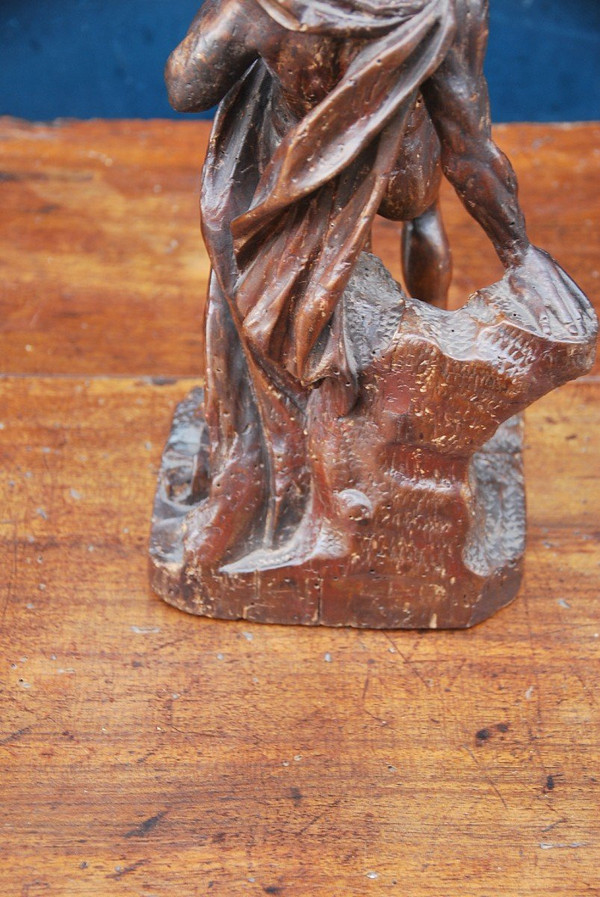 Ercole, Statua In Legno, Opera Del XVIII Secolo