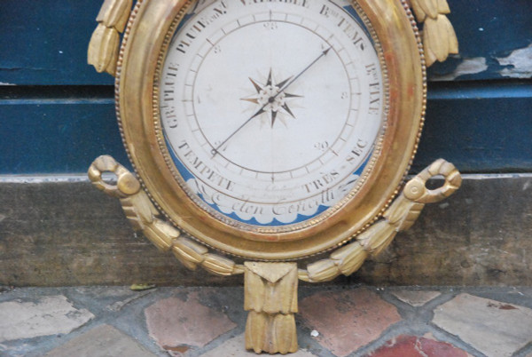 Gilded Wood Barometer Louis XVI period