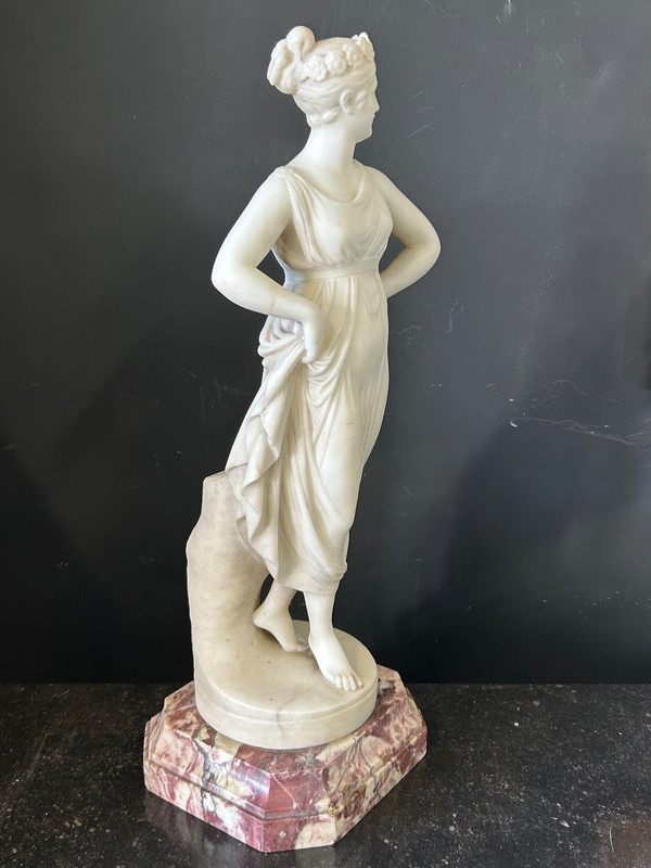 Antonio Canova (1757- 1822) Dopo - La ballerina - Italia - scultura in alabastro XIX secolo