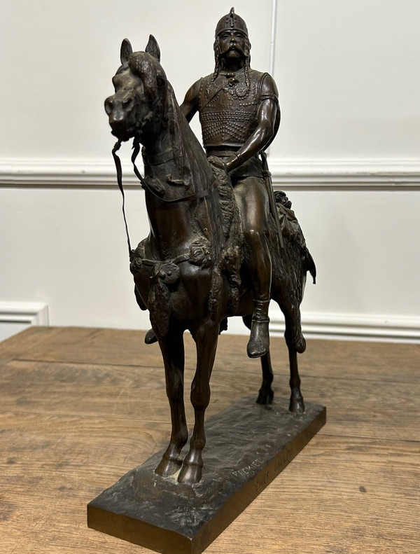 Emmanuel Frémiet (1824-1910) The Gaulish Chef Bronze 19th Century - Fremiet