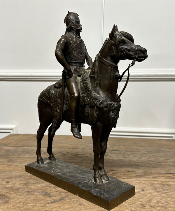 Emmanuel Frémiet (1824-1910) The Gaulish Chef Bronze 19th Century - Fremiet