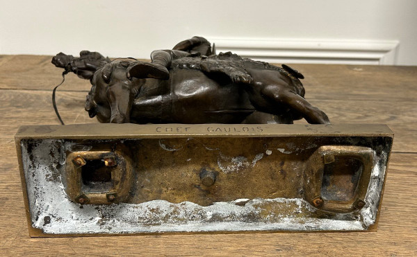 Emmanuel Frémiet (1824-1910) The Gaulish Chef Bronze 19th Century - Fremiet