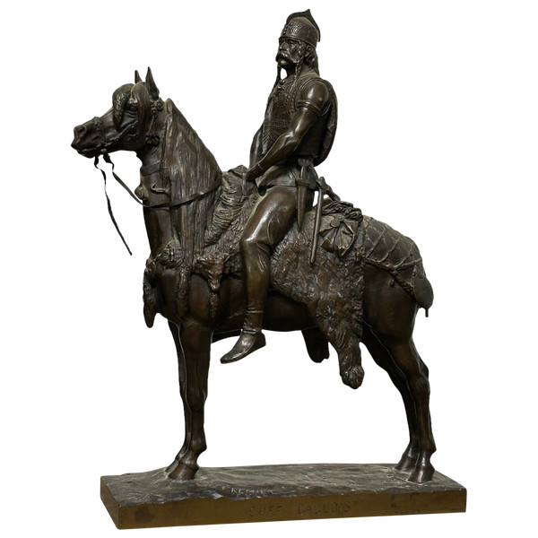 Emmanuel Frémiet (1824-1910) The Gaulish Chef Bronze 19th Century - Fremiet