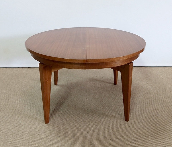 „Hebe- und Senke“-Tisch aus Mahagoni – 1970er Jahre