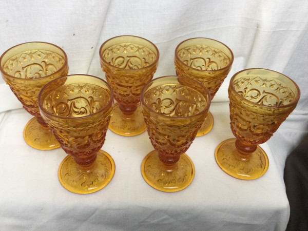 6 verres à vin XIXe 