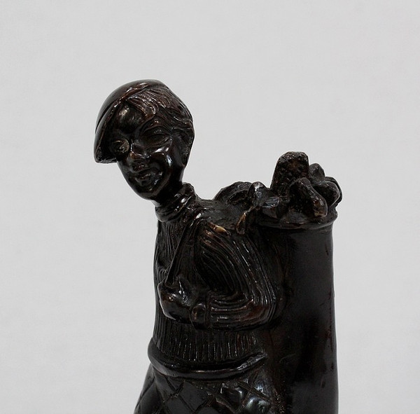 Bronze « Jeune Caddie de Golf » – Fin XIXe