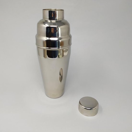 Magnifique cocktail shaker  italien des années 1960 en acier inoxydable 