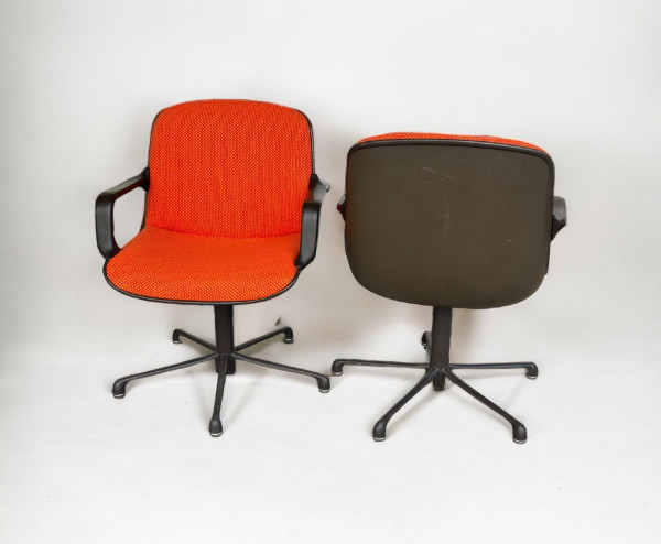 Charles Pollock (1902-1988) Pair Of Armchairs Comforto edition About 1970