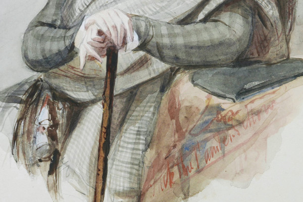 SWISS School in 1837, Portrait of Charles Wolfgang de Gingins d'Éclépens-La Sarraz at the age of 22