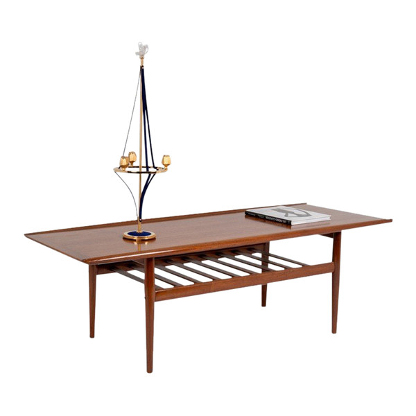 Grete Jalk for Glostrup. “GJ106” coffee table in teak. 1960s.