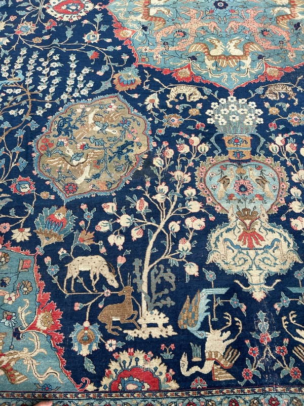 Grande tappeto di Tabriz - Persia nordoccidentale Fine XIX o inizio XX secolo 446 x 337 cm