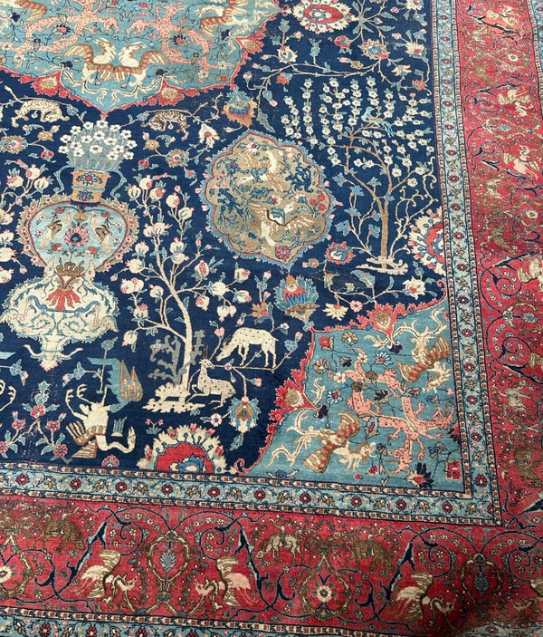 Grande tappeto di Tabriz - Persia nordoccidentale Fine XIX o inizio XX secolo 446 x 337 cm