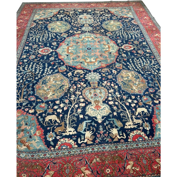 Grande tappeto di Tabriz - Persia nordoccidentale Fine XIX o inizio XX secolo 446 x 337 cm