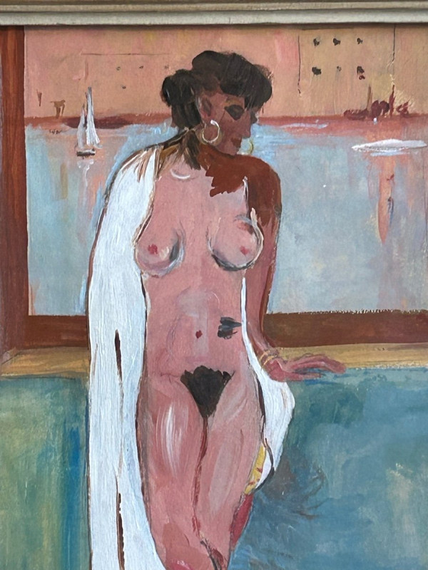 Nackte Frau - Gouache Auf Papier Um 1920 - 30