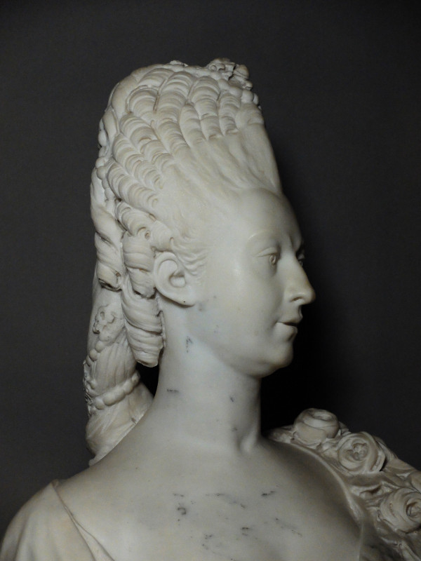 Busto in marmo della principessa de Lamballe