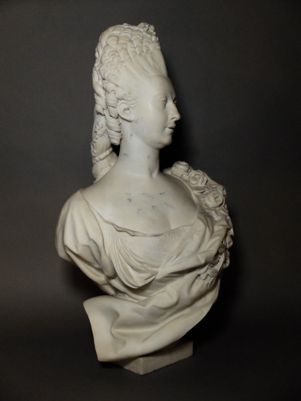 Busto in marmo della principessa de Lamballe