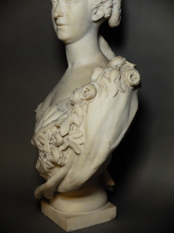 Busto in marmo della principessa de Lamballe