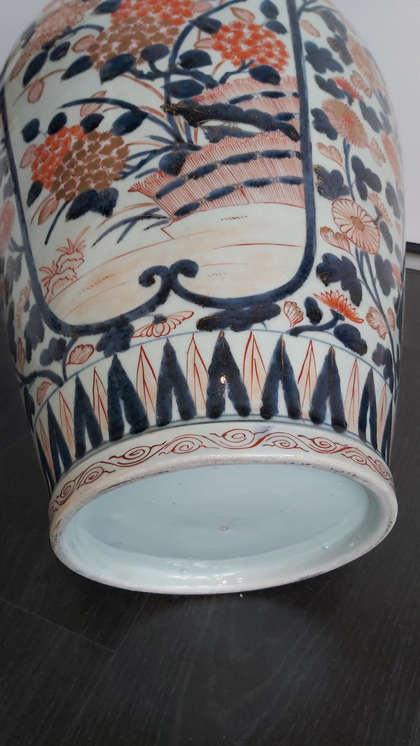 Vaso coperto Imari XIX secolo