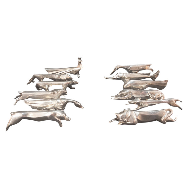 12 Gallia Sandoz animal knife holders
