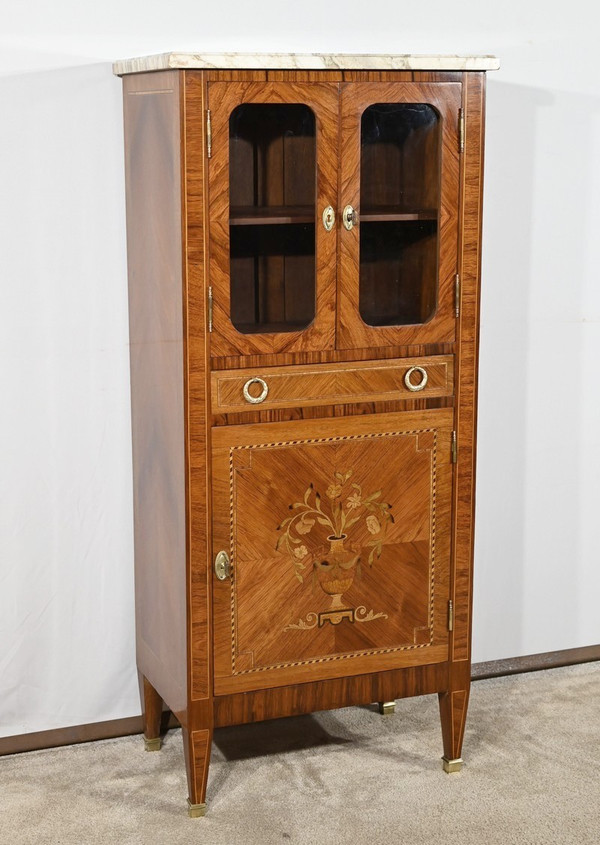 Mobile da vetrina in palissandro, stile Luigi XVI – Fine XIX secolo