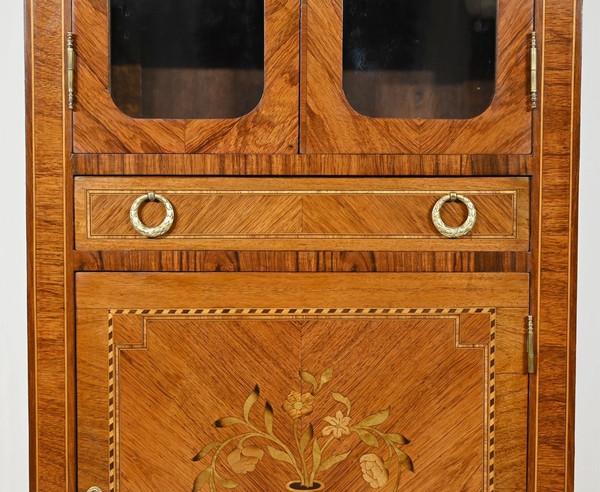 Mobile da vetrina in palissandro, stile Luigi XVI – Fine XIX secolo