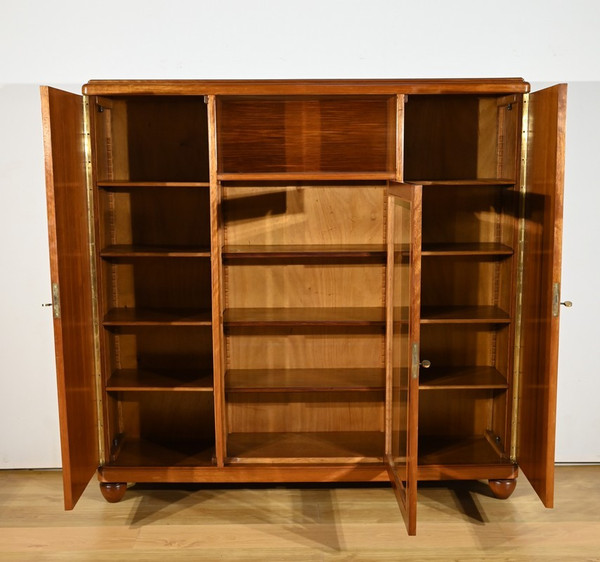 Piccolo mobiletto da libreria in mogano biondo, Art Déco – 1940