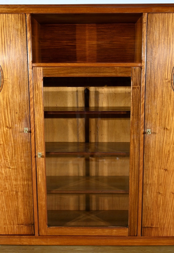 Piccolo mobiletto da libreria in mogano biondo, Art Déco – 1940