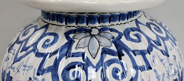 Delft Earthenware Vase – Early 20th Century