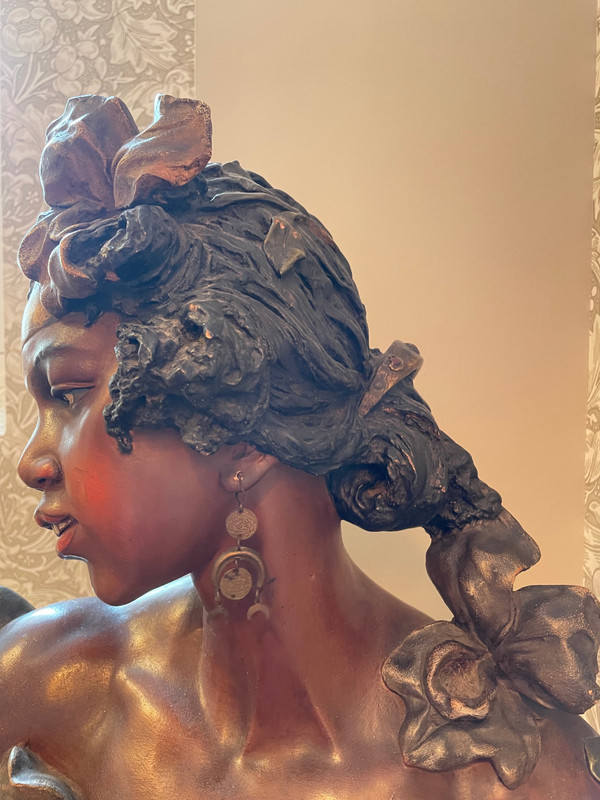 Buste de femme Maure dans le goût de Goldschneider