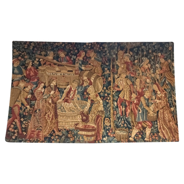 Aubusson tapestry by master weaver Jean Laurent