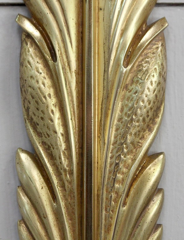 Paire d’Appliques en Bronze Doré – 1950