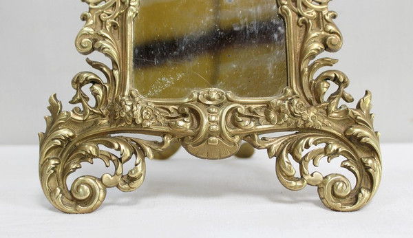 Miroir de Table en Bronze Doré, époque Napoléon III – 2ème partie XIXe