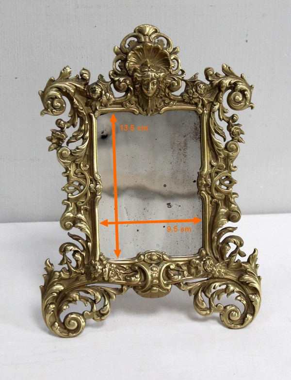 Miroir de Table en Bronze Doré, époque Napoléon III – 2ème partie XIXe