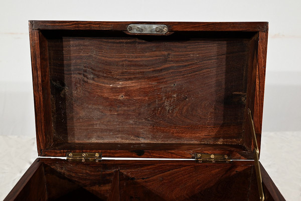 Small Solid Cuban Mahogany Chest – Late 19th Century