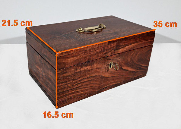 Small Solid Cuban Mahogany Chest – Late 19th Century