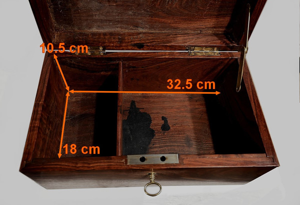 Small Solid Cuban Mahogany Chest – Late 19th Century