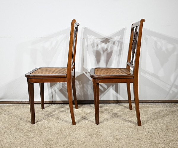 Paire de Chaises en Acajou, style Directoire – Fin XIXe