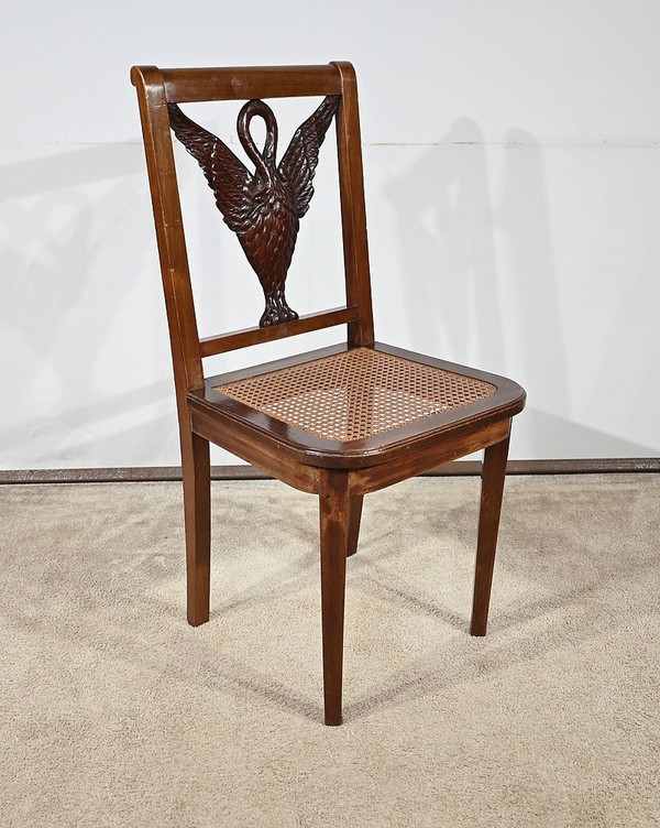 Paire de Chaises en Acajou, style Directoire – Fin XIXe